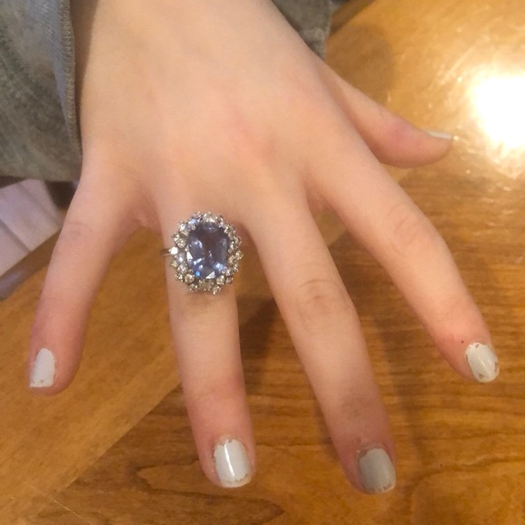 VINTAGE DREAM RING LATE 1800 8k aquamarine ring - Picture 8 of 8